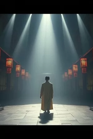 国产悬疑剧《雾港来信》码头夜戏竖版海报